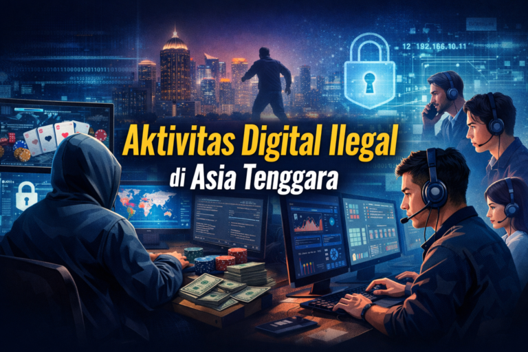 Aktivitas digital ilegal di malam hari