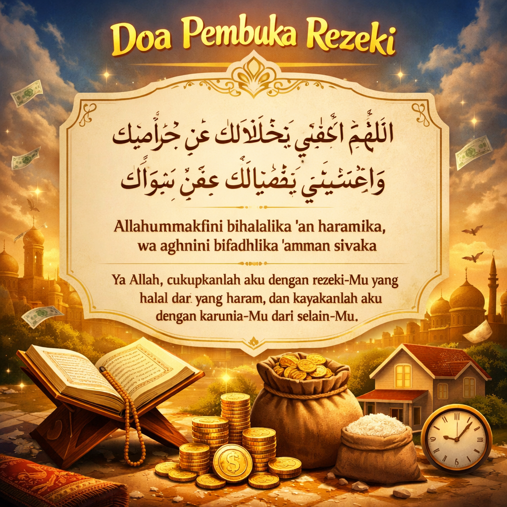 Doa pembuka rezeki dan berkah