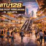 Mall modern di Jakarta dengan suasana tropis