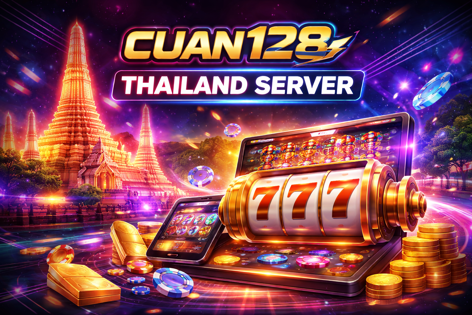 Mesin slot emas di dunia neon