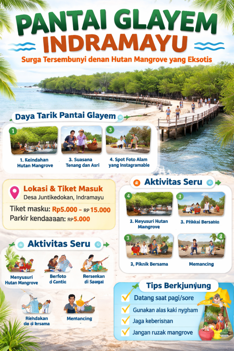 Panduan wisata Pantai Glayem Indramayu