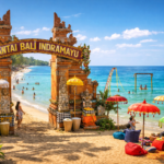 Pantai Bali Indramayu yang cerah