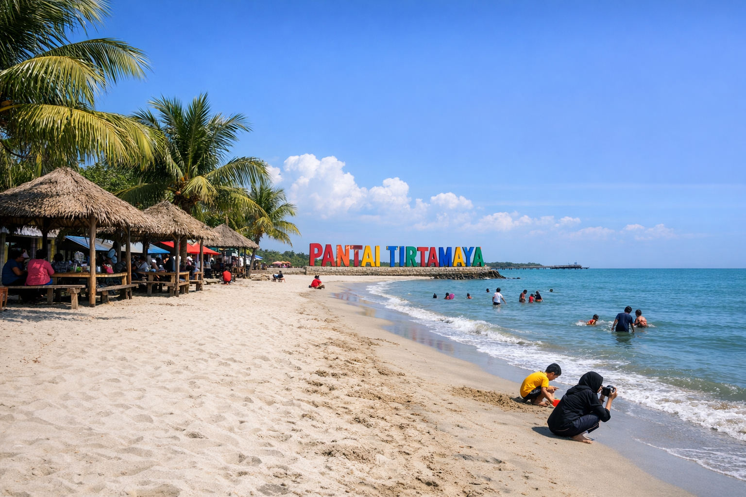 Pantai Tirtamaya di Indramayu