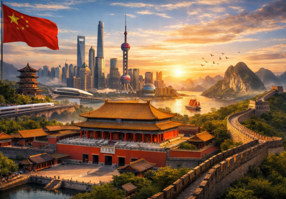 Pemandangan China_ sejarah dan masa depan