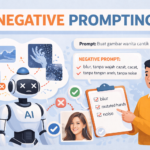 Prompt negatif dalam ilustrasi digital