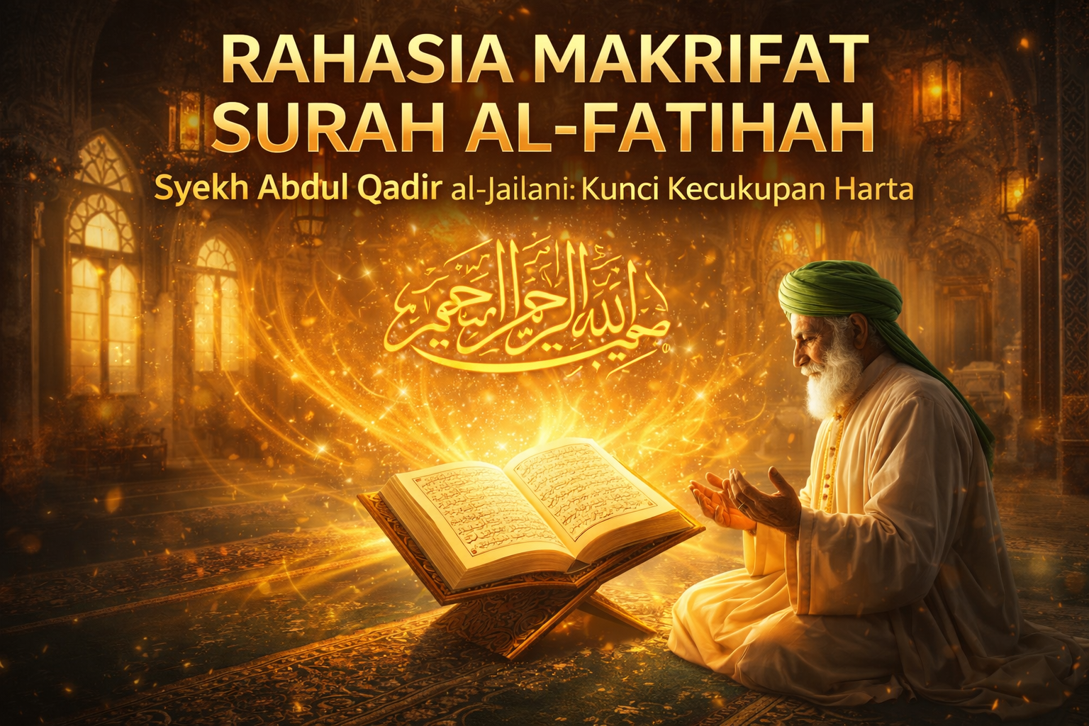 Syekh Abdul Qadir di masjid emas