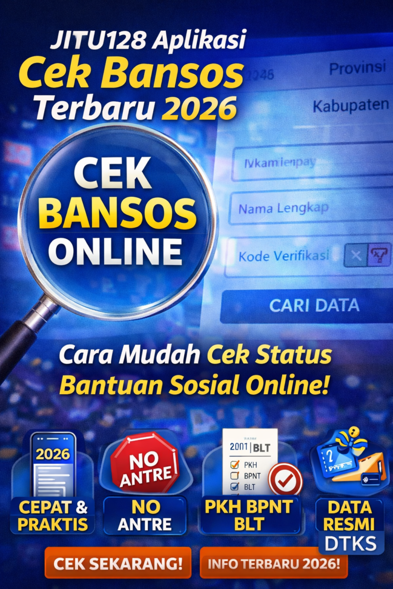 Aplikasi cek bansos JITU128 2026