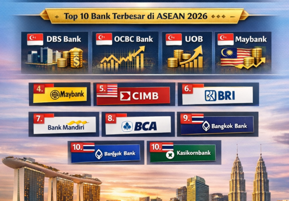 Daftar bank terbesar di ASEAN 2026