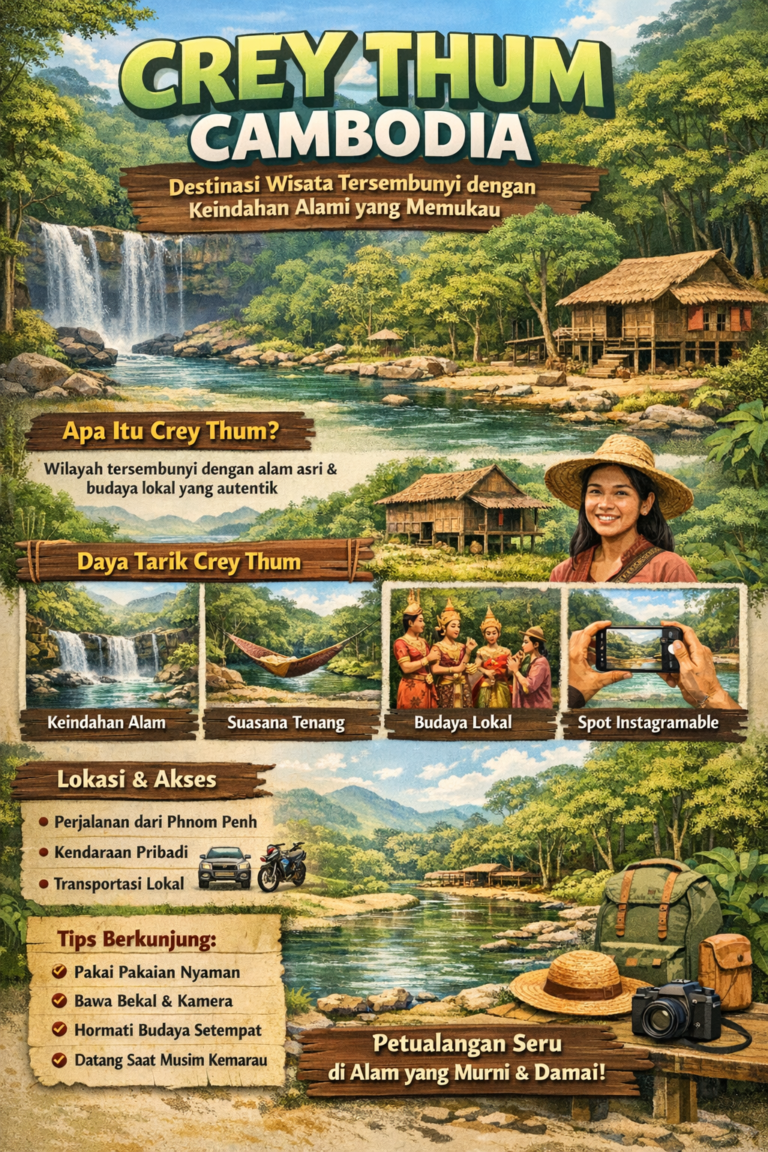 Destinasi alam dan budaya Crey Thum