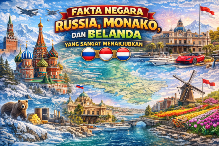 Fakta menarik dari Rusia, Monako, dan Belanda