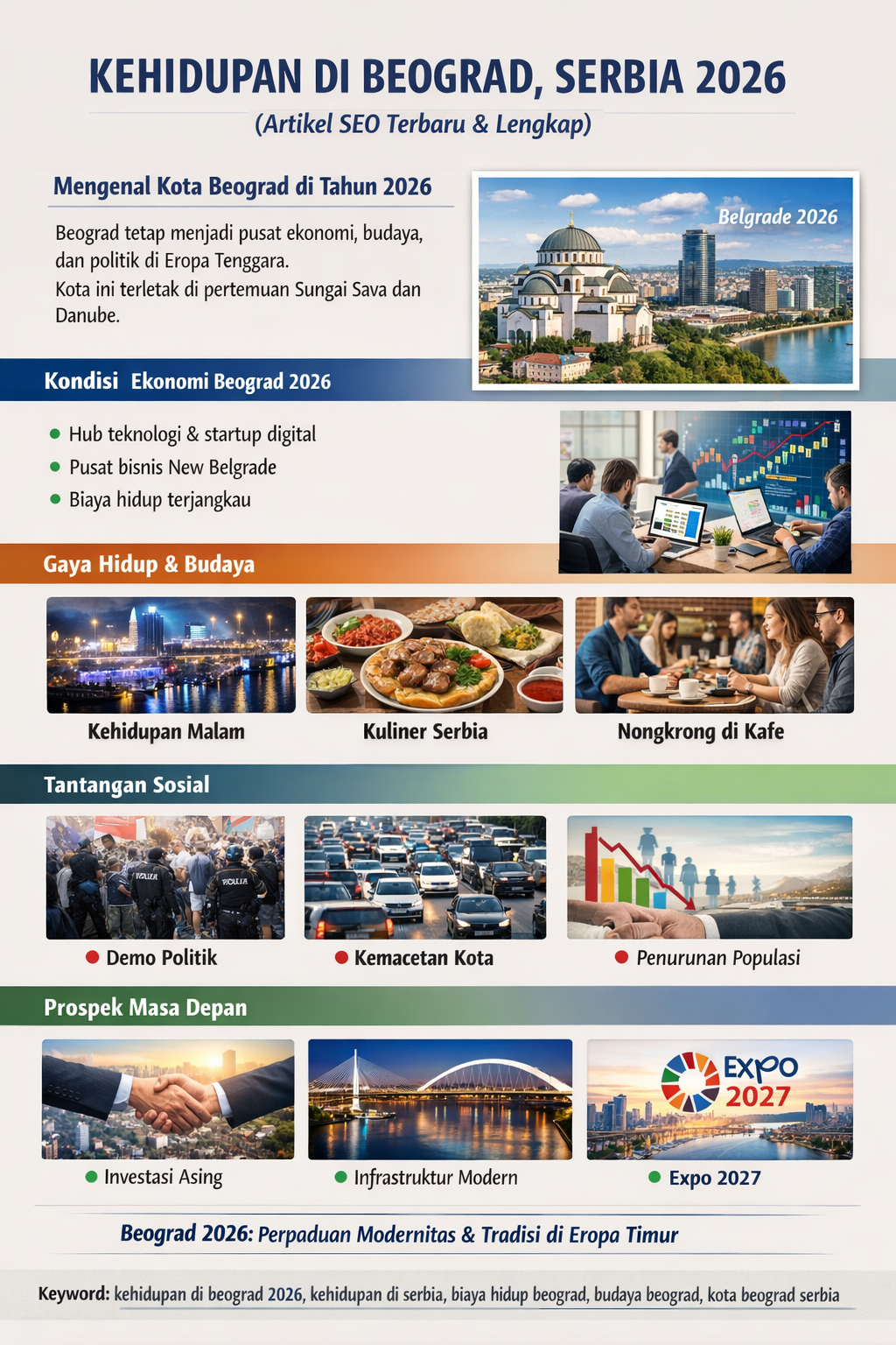 Kehidupan di Beograd 2026