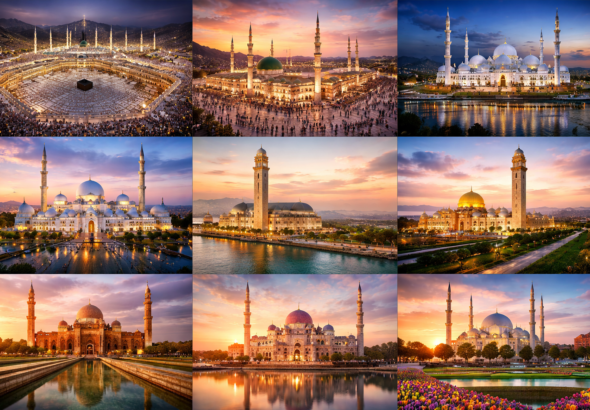 Keindahan Masjid-masjid Terbesar Dunia