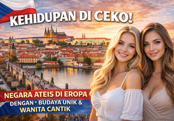 Keindahan Praha dan wanita cantik