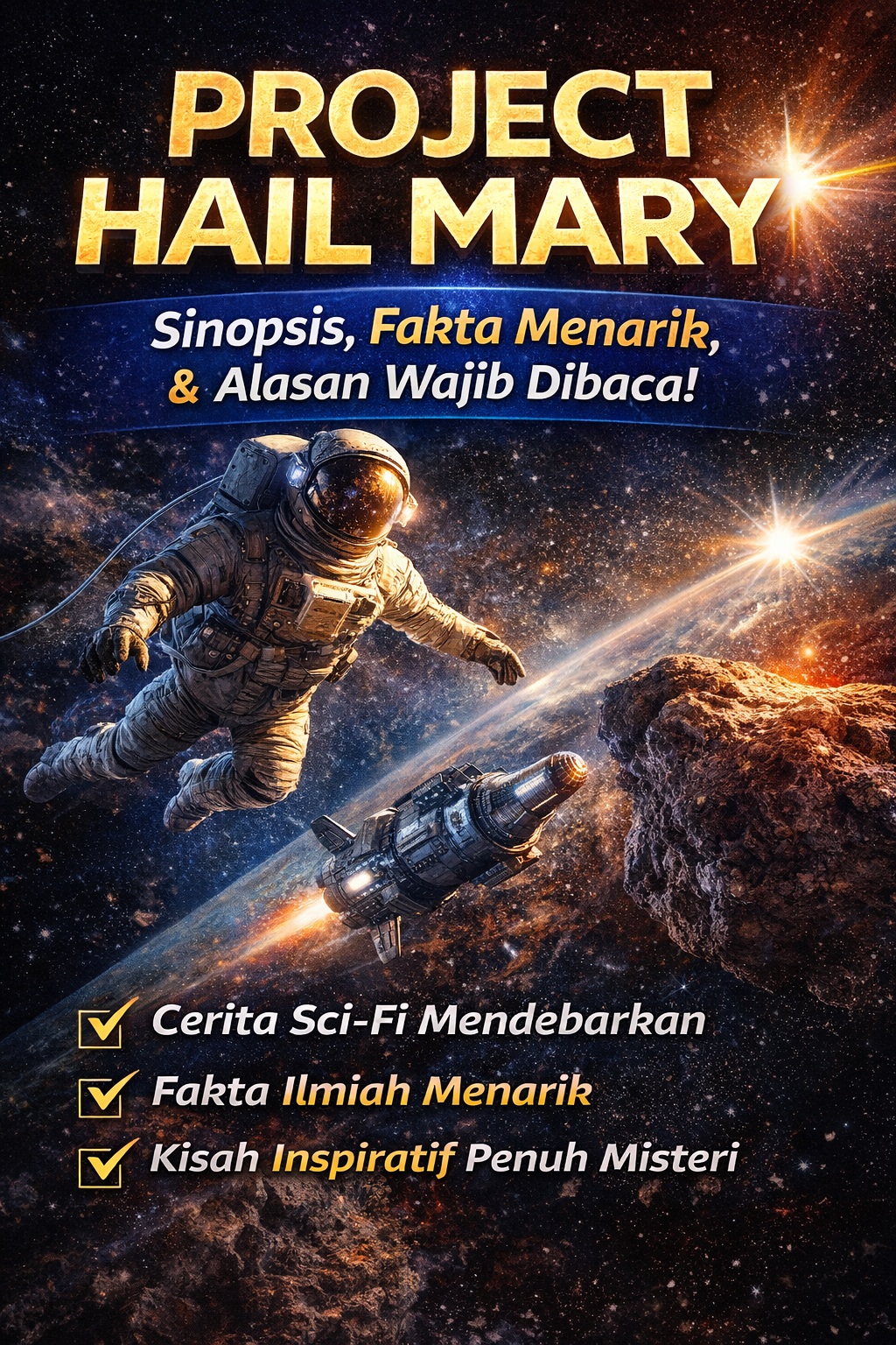 Proyek Hail Mary_ Petualangan Luar Angkasa