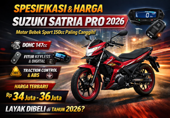 Suzuki Satria Pro 2026 dan fitur canggih
